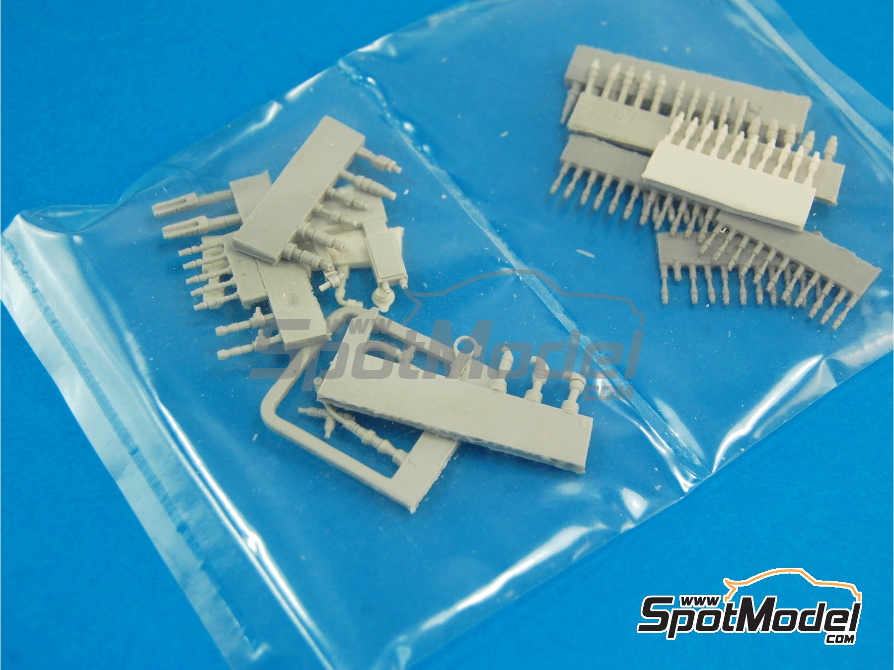 Image 25: Yamaha YZR-M1 - Motorcycle World Championship 2009 | Detail up set in 1/12 scale manufactured by Top Studio (ref.&nbsp;MD29012)