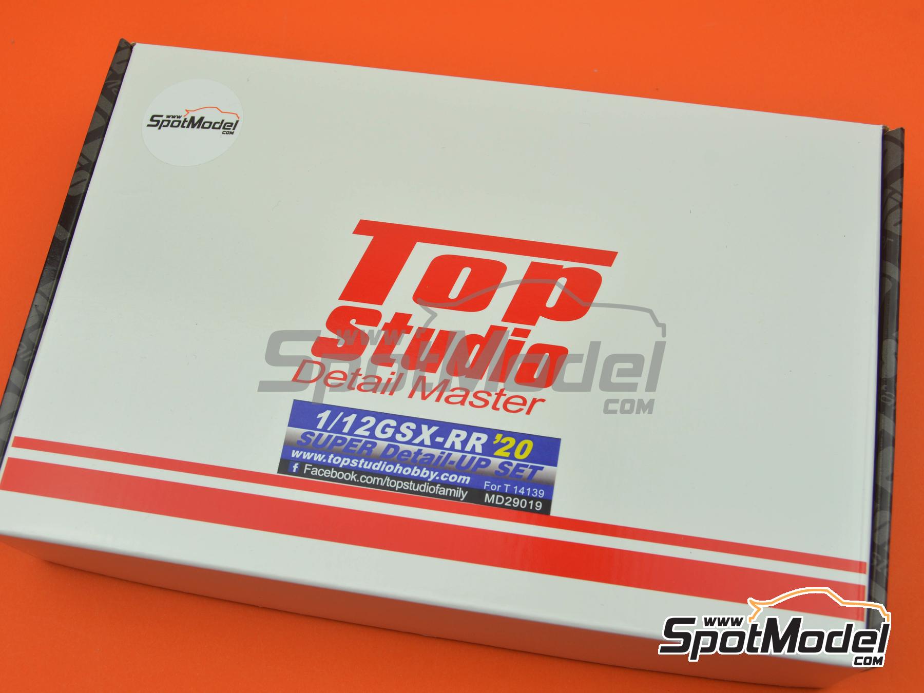 Image 24: Suzuki GSX-RR | Detail up set in 1/12 scale manufactured by Top Studio (ref.&nbsp;MD29019)