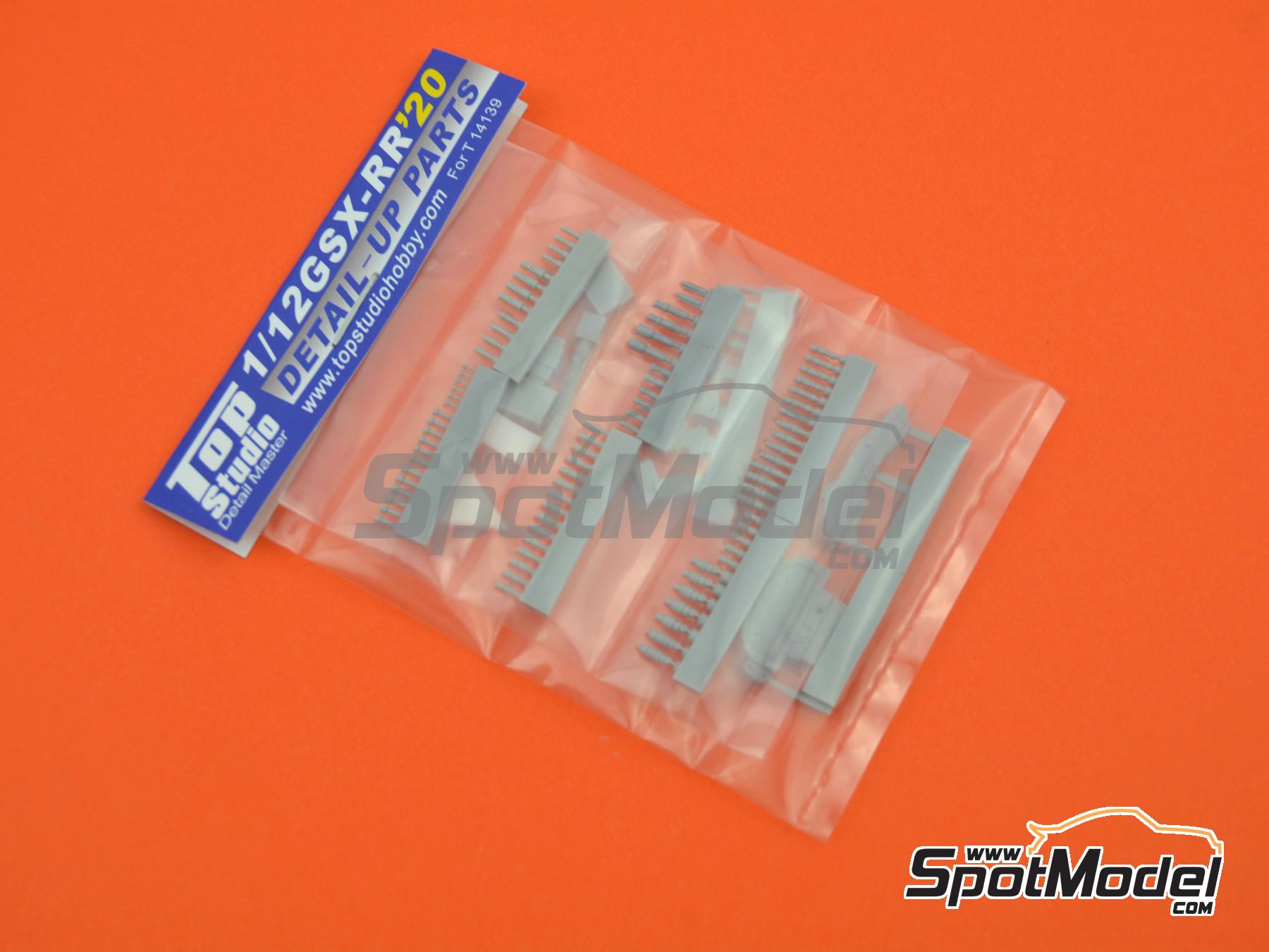 Image 25: Suzuki GSX-RR | Detail up set in 1/12 scale manufactured by Top Studio (ref.&nbsp;MD29019)