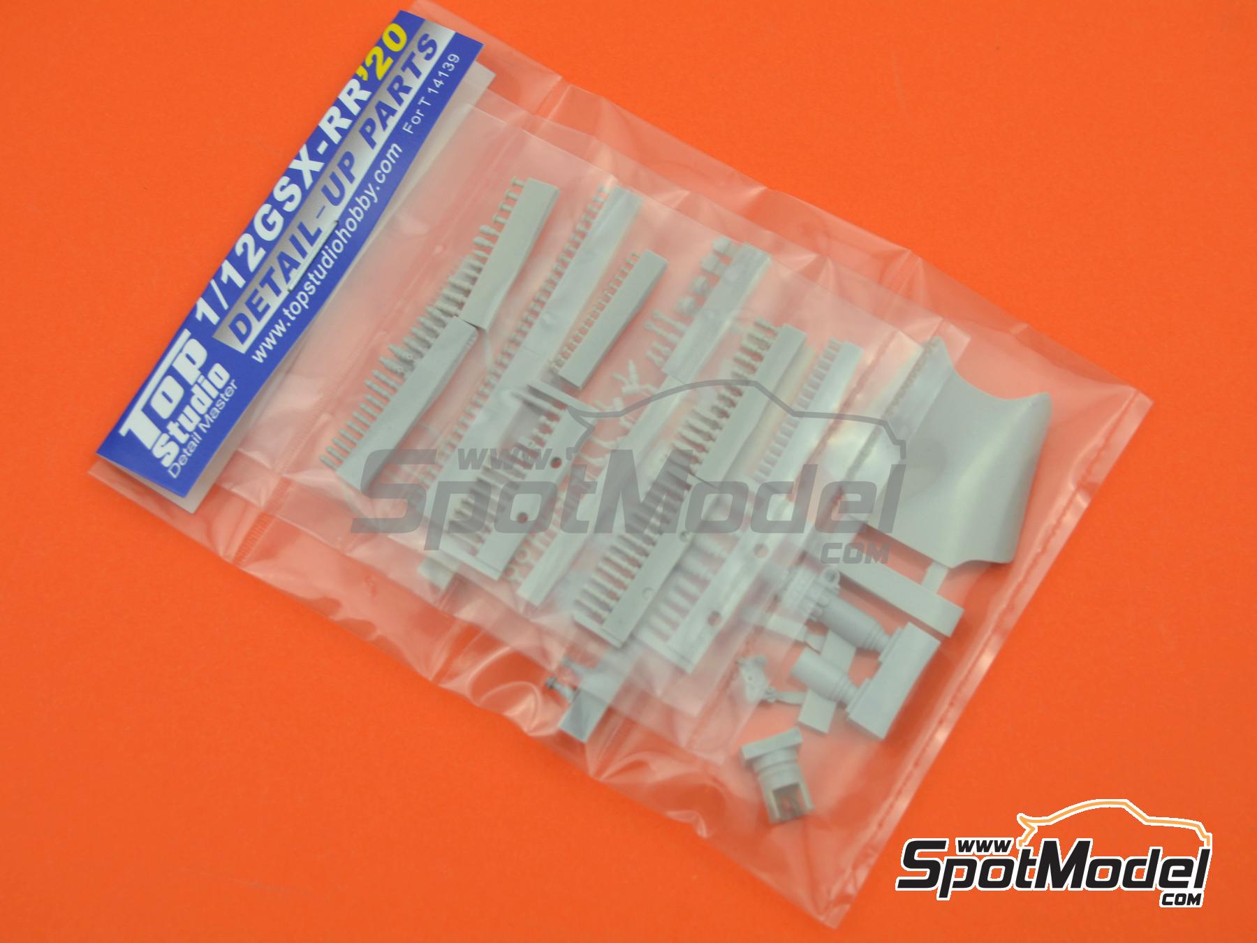 Image 27: Suzuki GSX-RR | Detail up set in 1/12 scale manufactured by Top Studio (ref.&nbsp;MD29019)