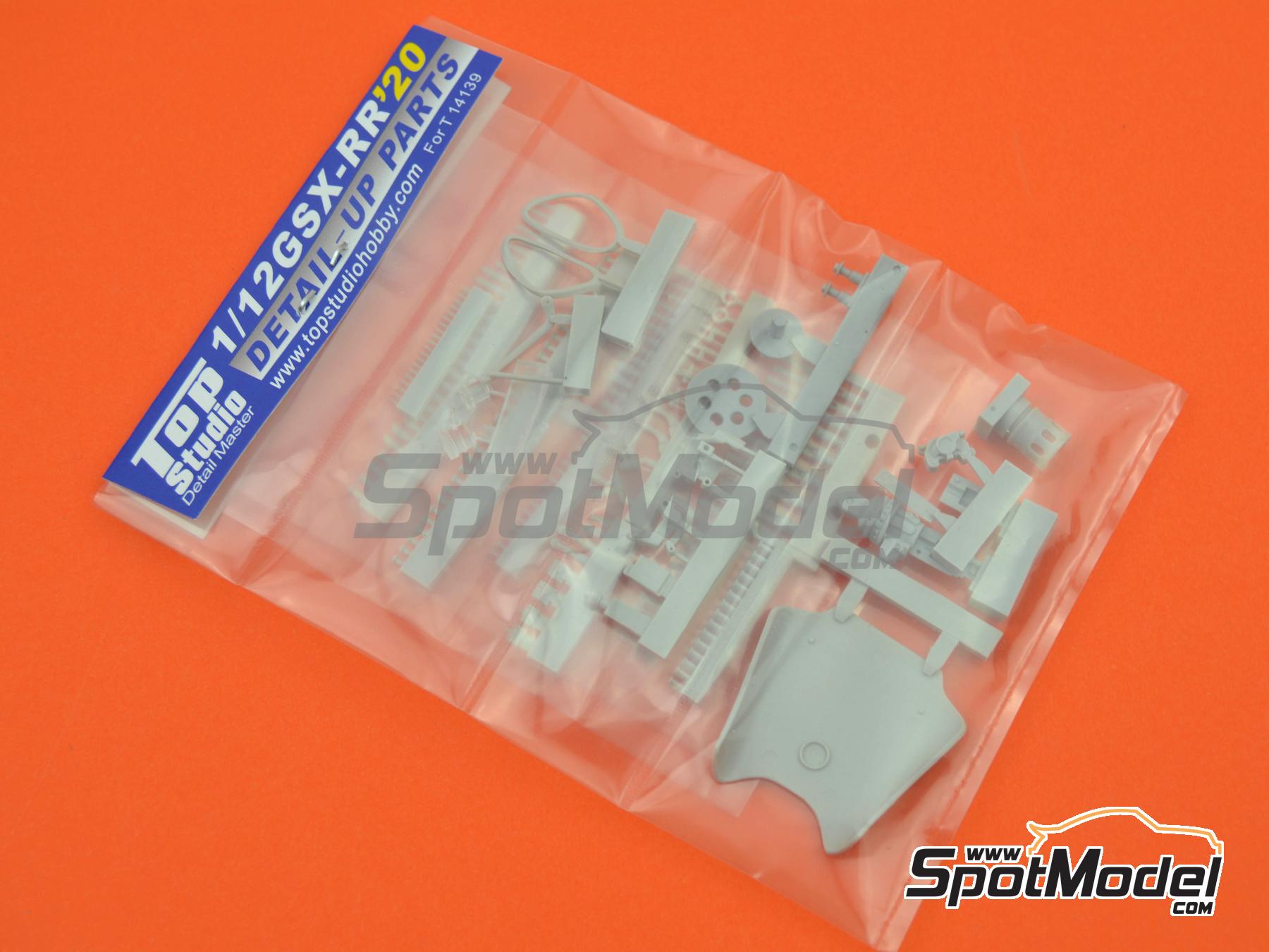 Image 28: Suzuki GSX-RR | Detail up set in 1/12 scale manufactured by Top Studio (ref.&nbsp;MD29019)