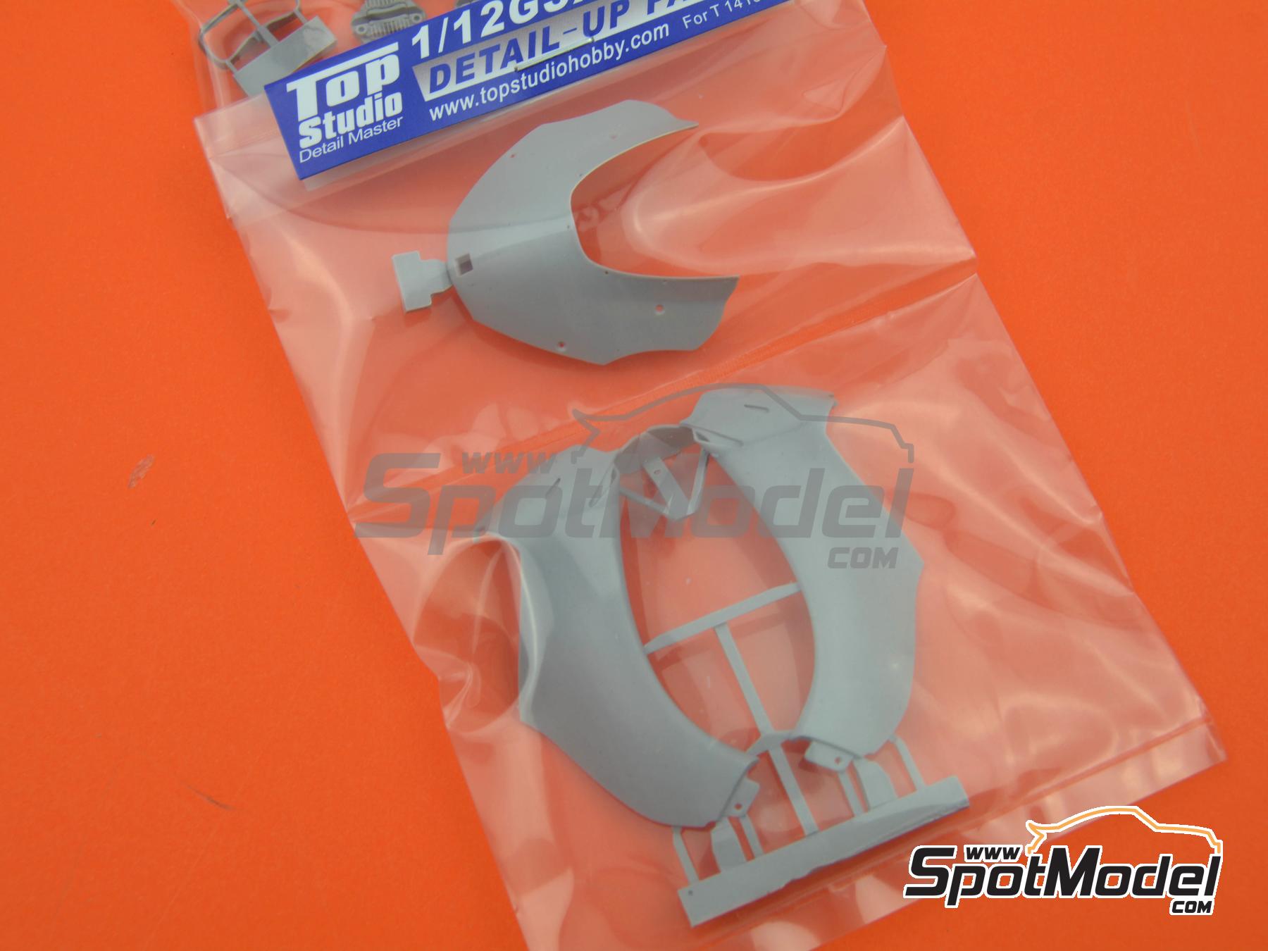 Image 34: Suzuki GSX-RR | Detail up set in 1/12 scale manufactured by Top Studio (ref.&nbsp;MD29019)