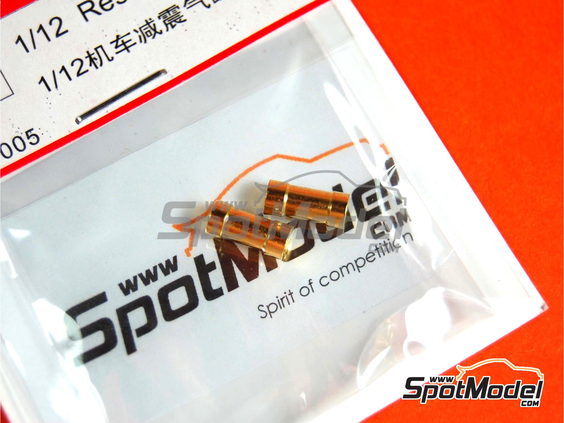 Image 4: Deposito de reserva del amortiguador | Detalle en escala&nbsp;1/12 fabricado por Top Studio (ref.&nbsp;TD23005)