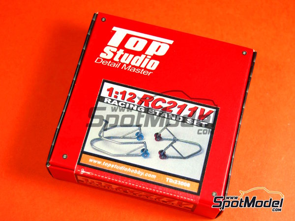 Image 1: Honda RC211V | Caballete de moto en escala&nbsp;1/12 fabricado por Top Studio (ref.&nbsp;TD23008)