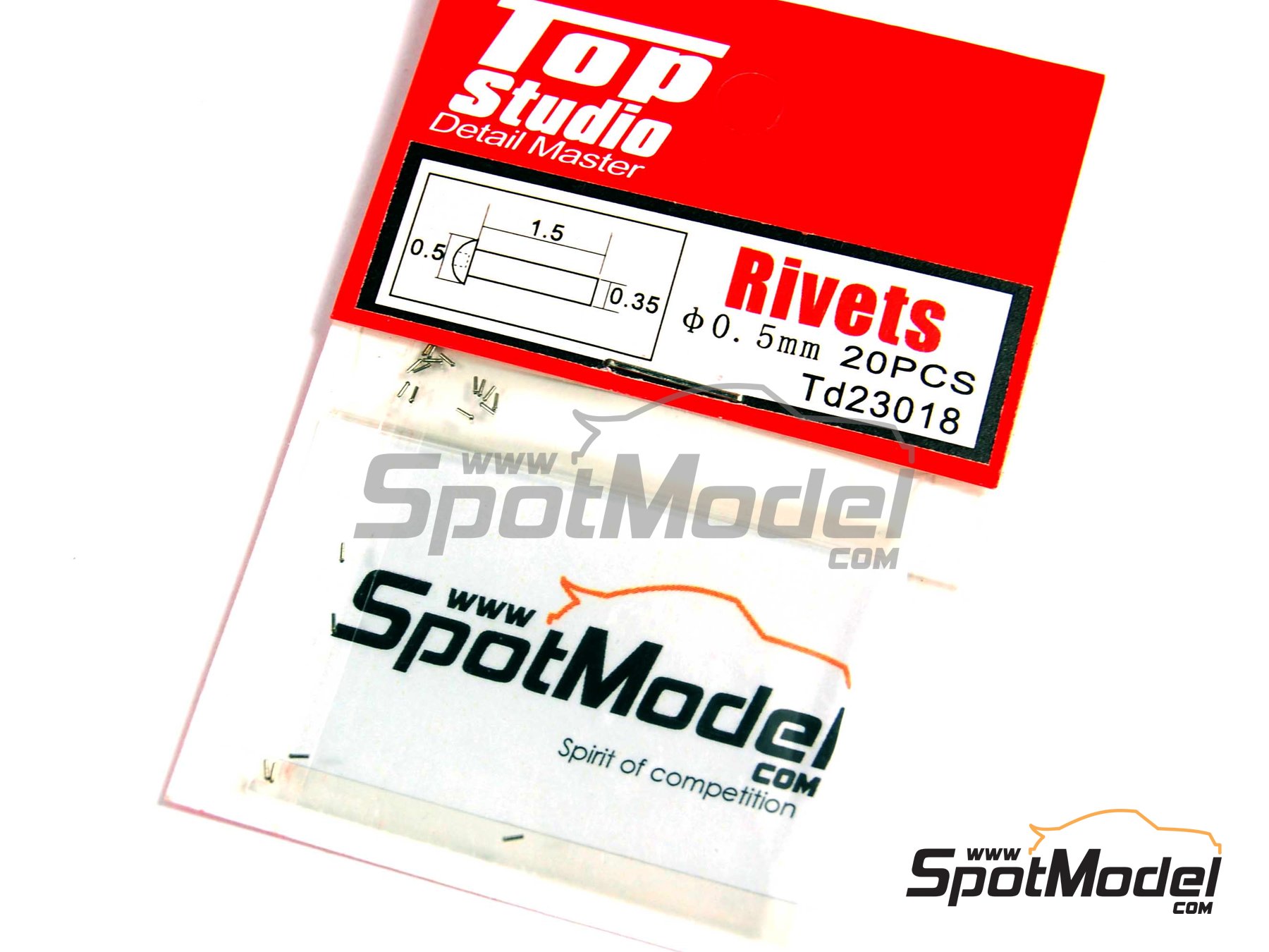 Image 3: Remache de 0.50mm | Detalle fabricado por Top Studio (ref. TD23018)