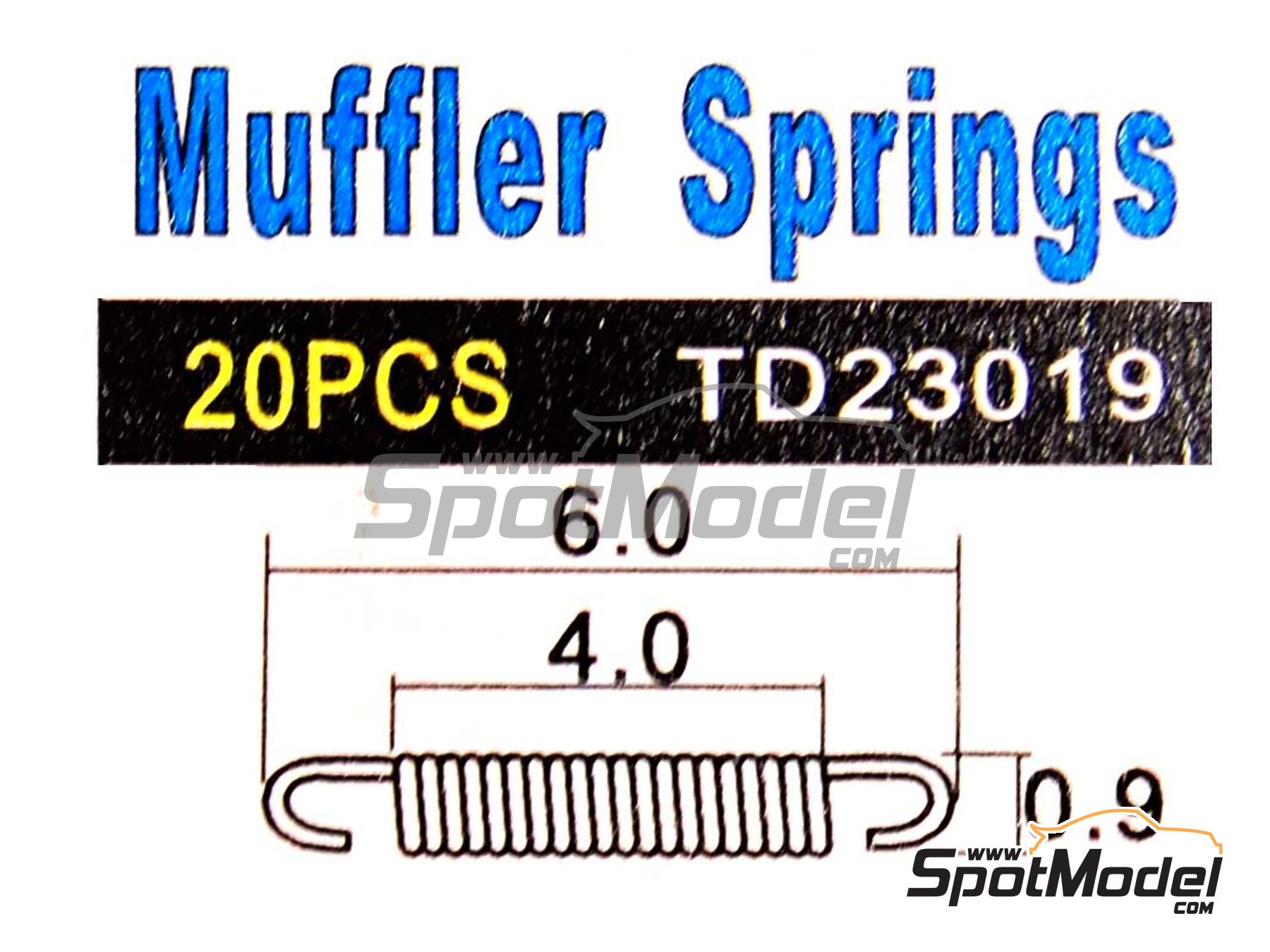 Image 2: Muffler Spring | Detail manufactured by Top Studio (ref.&nbsp;TD23019)