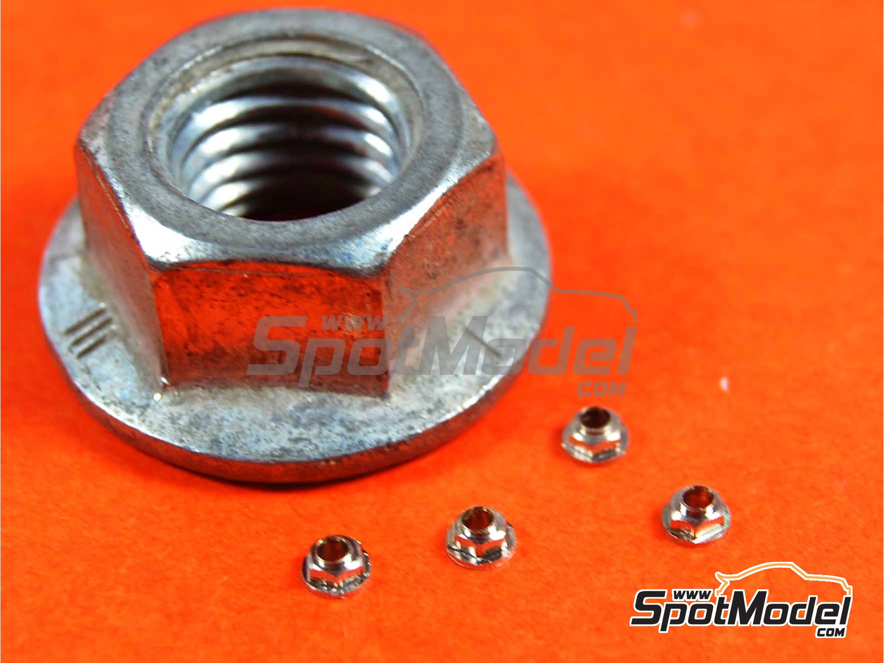 Image 1: MotoGP hex nuts | Nuts in 1/12 scale manufactured by Top Studio (ref.&nbsp;TD23022)