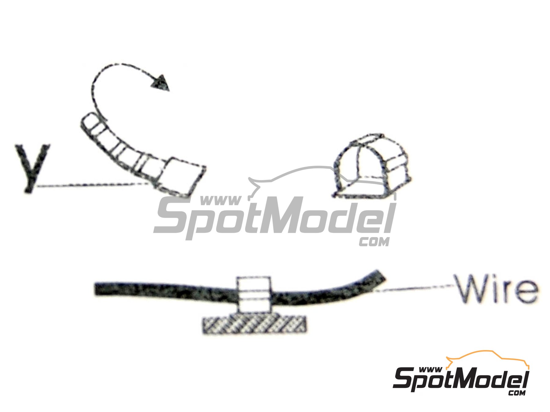 Image 5: Assorted details for MotoGP, cars, ... | Detail in 1/12 scale manufactured by Top Studio (ref. TD23027)