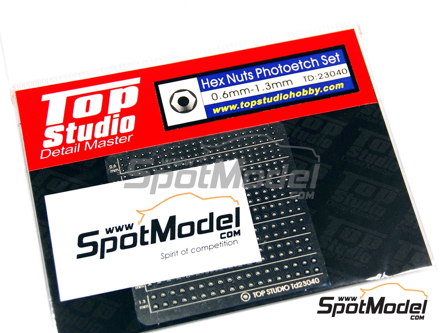 Image 1: Hex nuts 0,6mm to 1,3mm | Nuts manufactured by Top Studio (ref.&nbsp;TD23040)