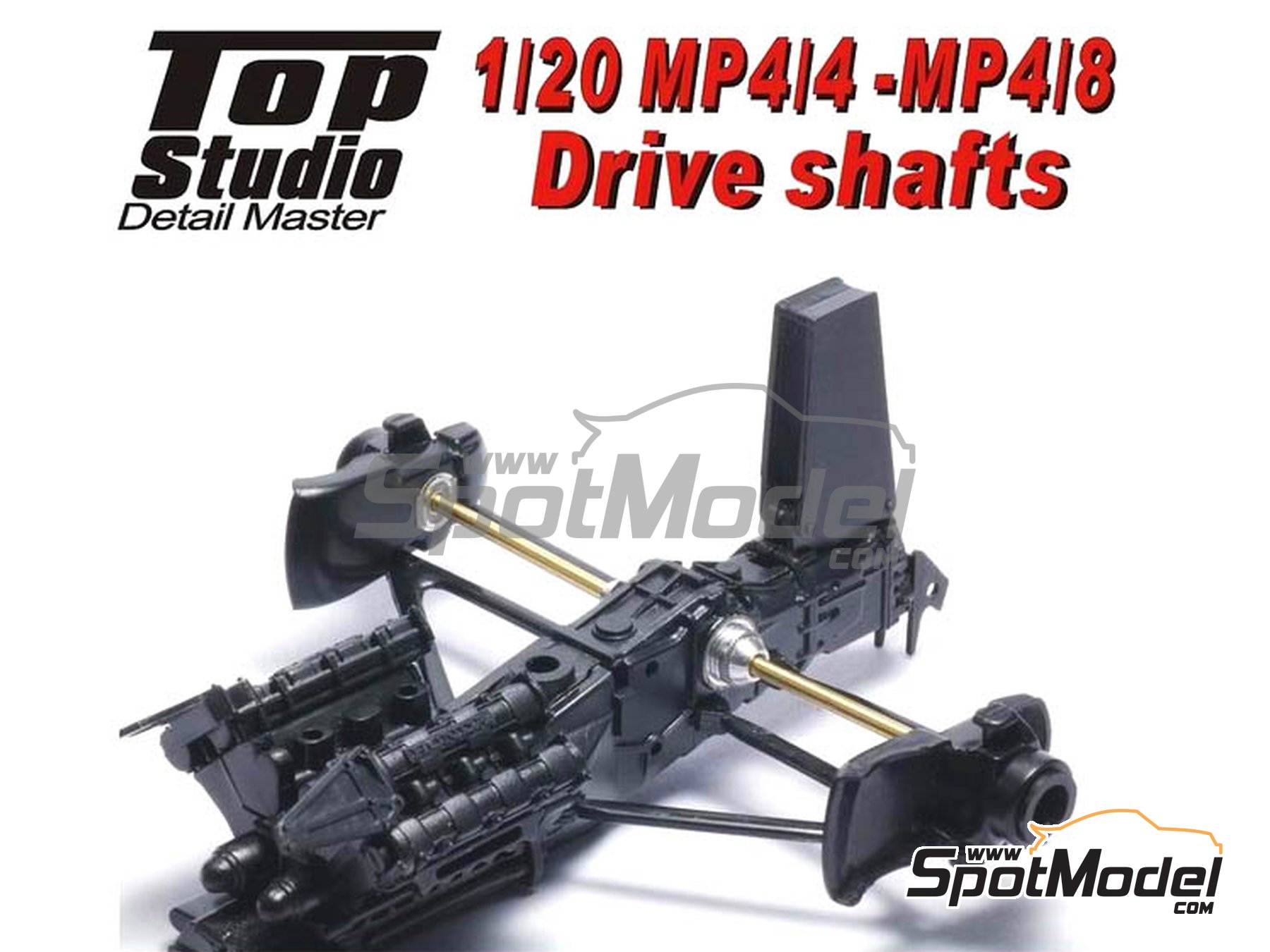 Image 1: McLaren Honda MP4/8 - MP4/4 Drive Shafts | Drive shafts in 1/20 scale manufactured by Top Studio (ref.&nbsp;TD23058)