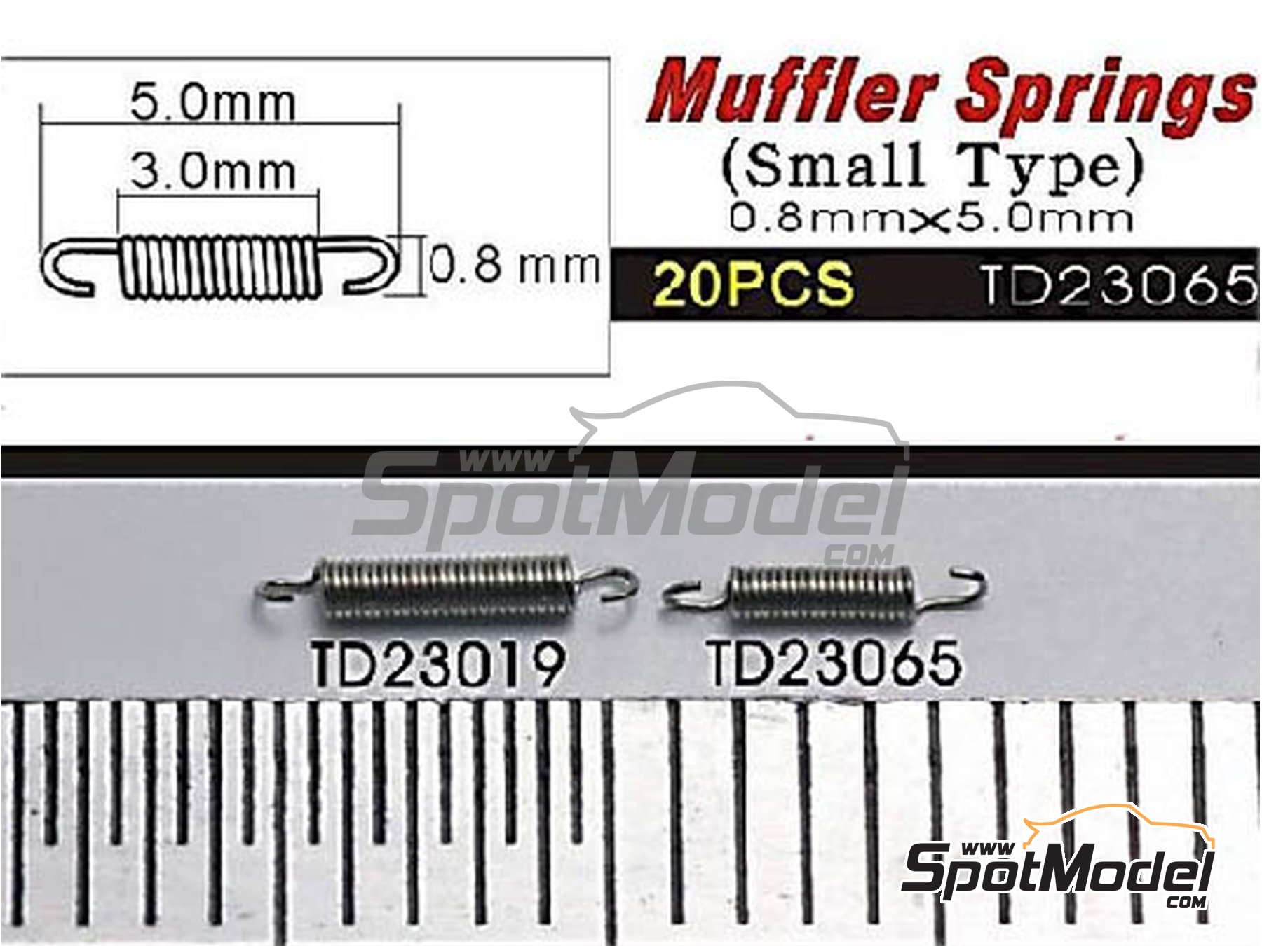 Image 1: Muelles para escape - tama&ntilde;o peque&ntilde;o | Detalle fabricado por Top Studio (ref.&nbsp;TD23065)