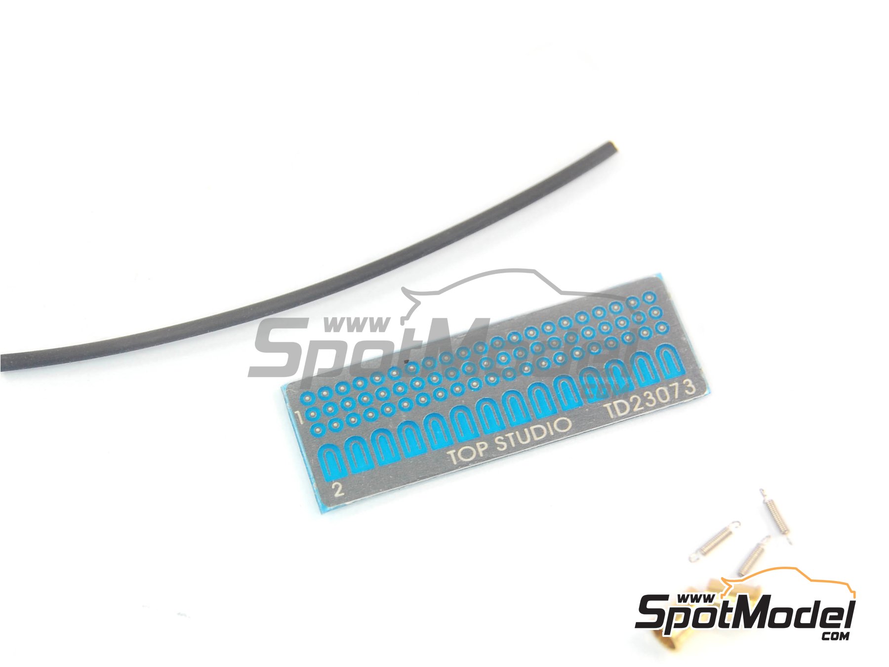 Image 2: Honda RS250RW | Exhaust in 1/12 scale manufactured by Top Studio (ref.&nbsp;TD23073)