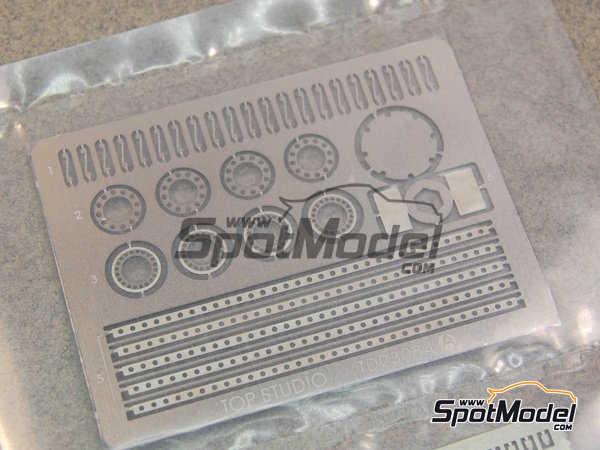 Image 3: Discos de freno para McLaren MP4/5B o MP4/5 | Detalle en escala&nbsp;1/20 fabricado por Top Studio (ref.&nbsp;TD23084)