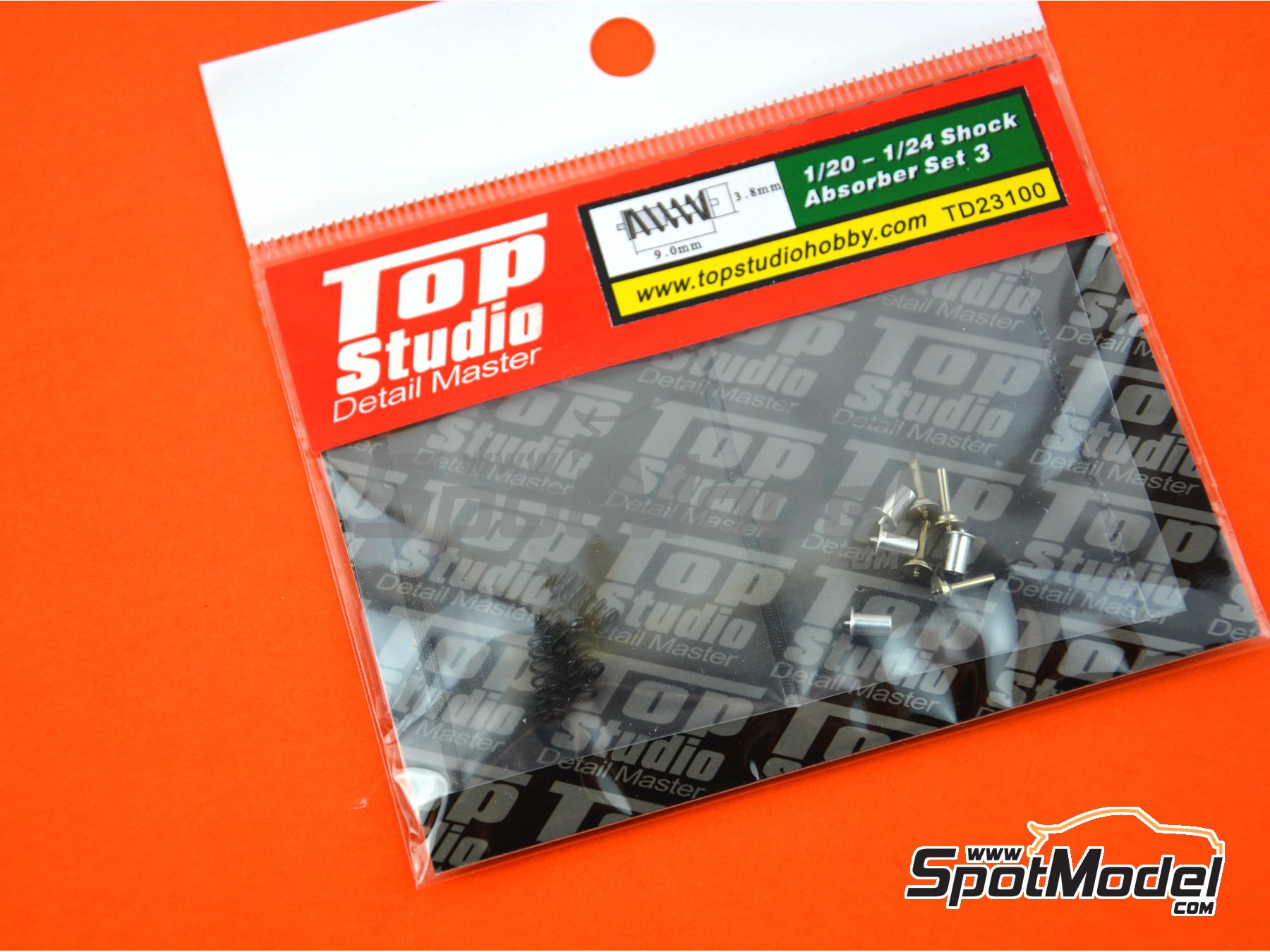 Image 1: Amortiguadores - Set III | Detalle en escala 1/24 fabricado por Top Studio (ref. TD23100)