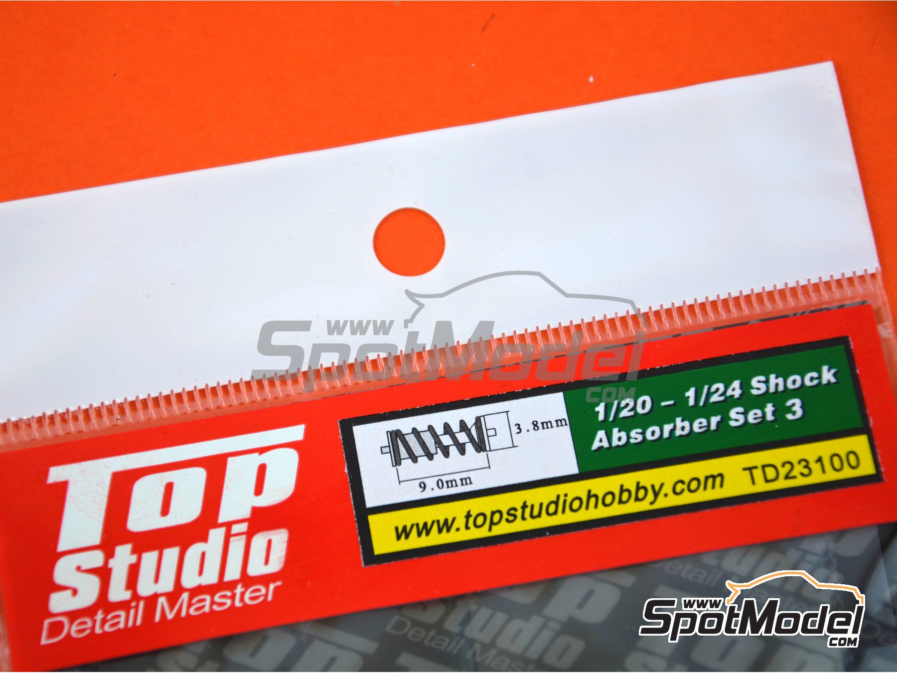 Image 2: Amortiguadores - Set III | Detalle en escala 1/24 fabricado por Top Studio (ref. TD23100)