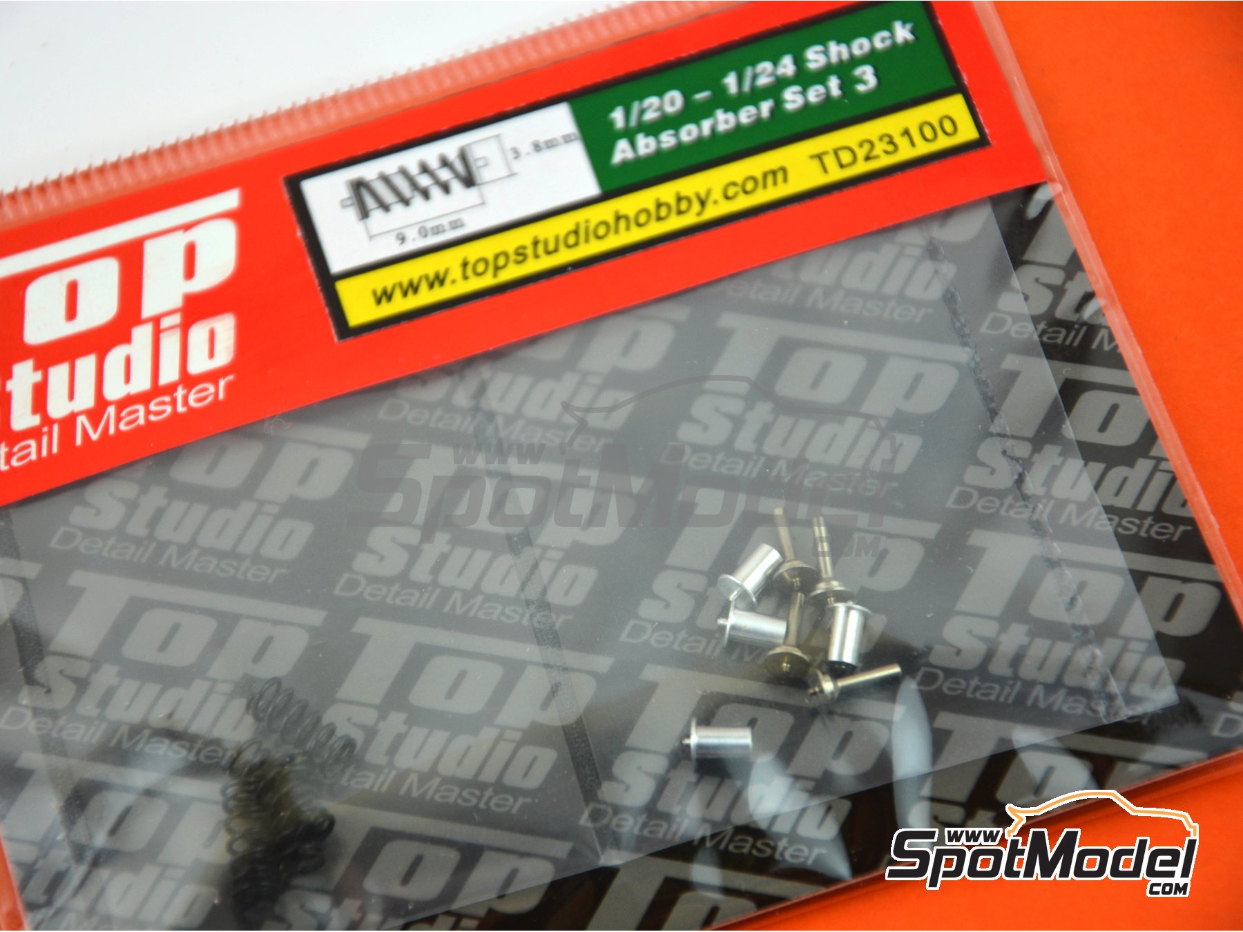 Image 3: Amortiguadores - Set III | Detalle en escala 1/24 fabricado por Top Studio (ref. TD23100)
