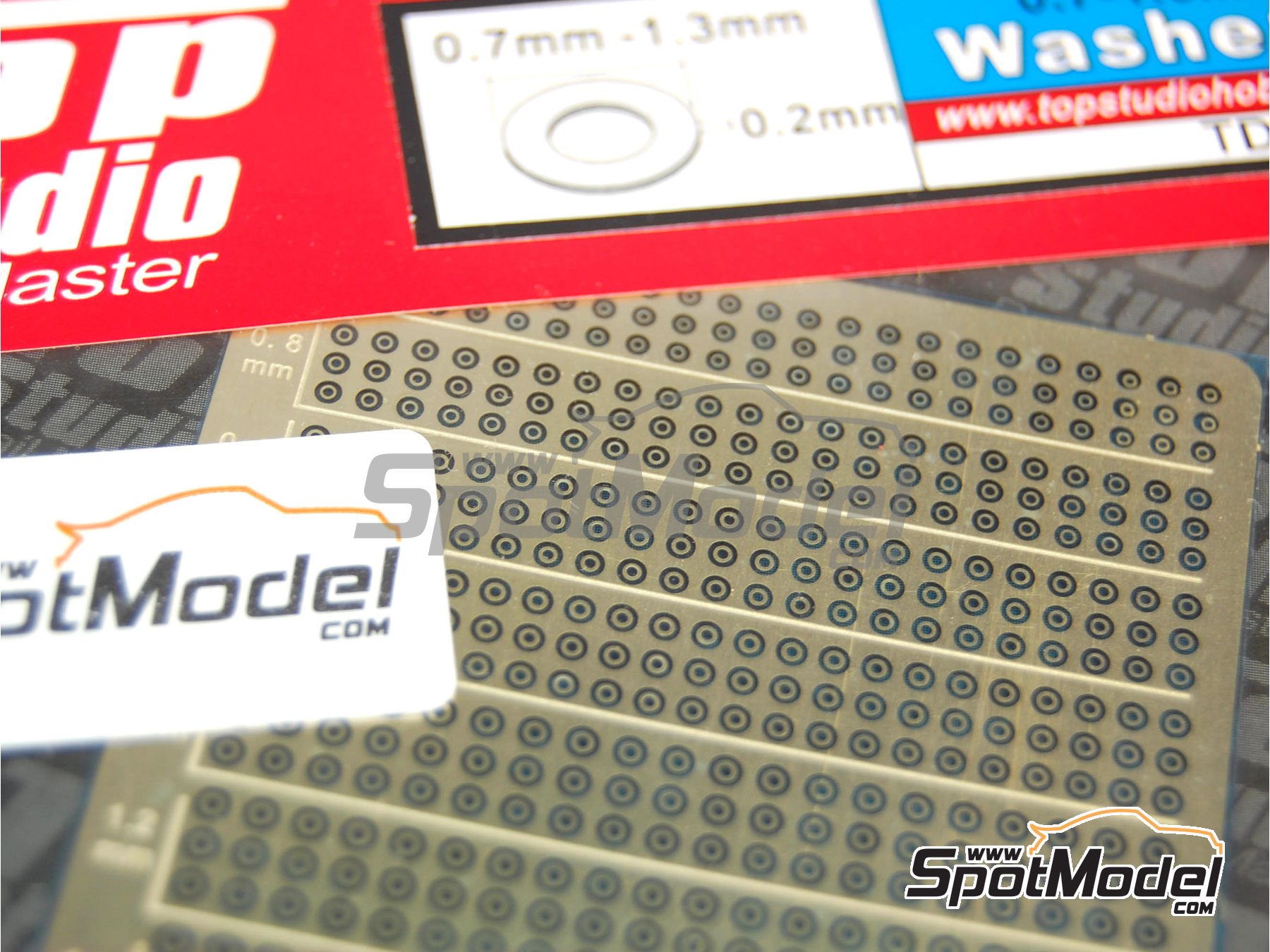 Image 3: Arandelas de 0.7mm a 1.3mm | Detalle fabricado por Top Studio (ref. TD23107)