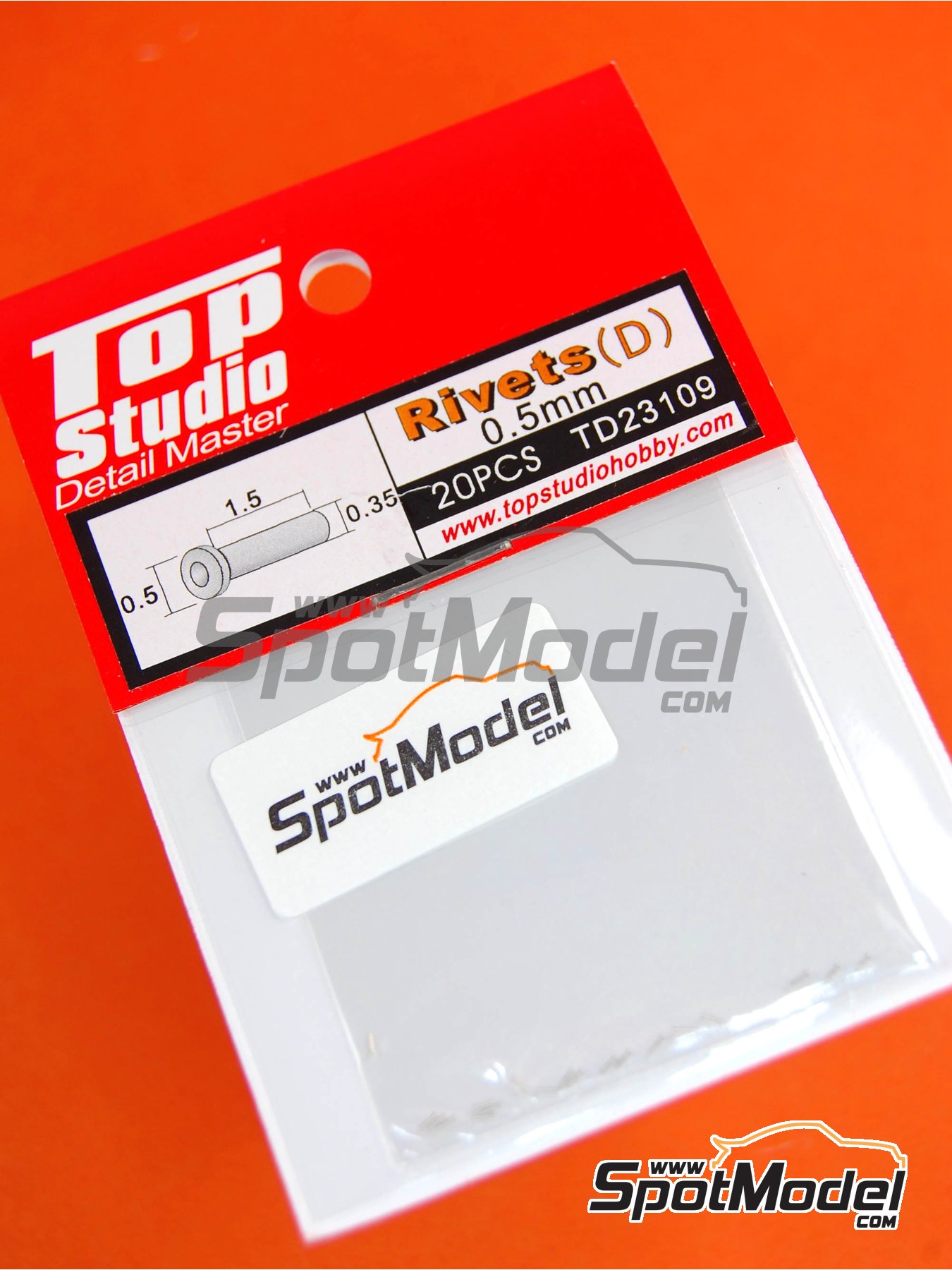 Top Studio TD23109: Rivets  rivets - 20 units (ref. TD23109) |  SpotModel