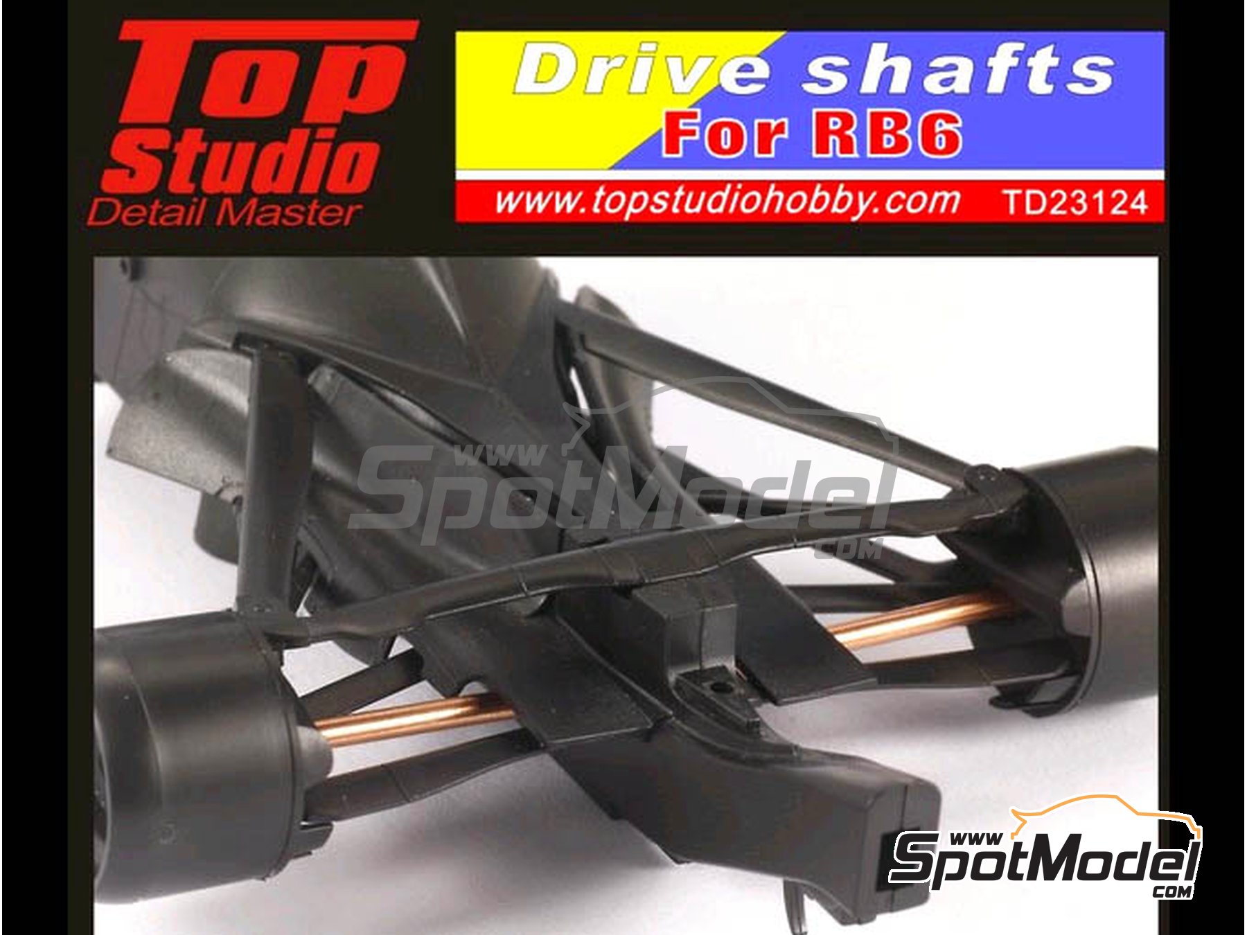 Top Studio 1/20 RB6 Drive Shafts set Tamiya kit 