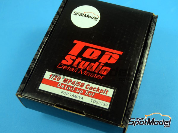 Image 17: McLaren MP4/5B Cockpit | Cockpit set in 1/20 scale manufactured by Top Studio (ref. TD23139)