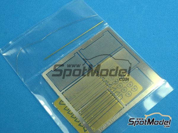 Image 10: McLaren Honda MP4/5B | Set de mejora y detallado en escala&nbsp;1/20 fabricado por Top Studio (ref.&nbsp;TD23140)