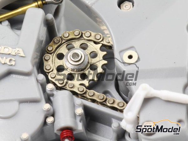 Image 1: Honda NSR500 - Campeonato del Mundo de Motociclismo 1989 | Cadena en escala&nbsp;1/12 fabricado por Top Studio (ref.&nbsp;TD23143)