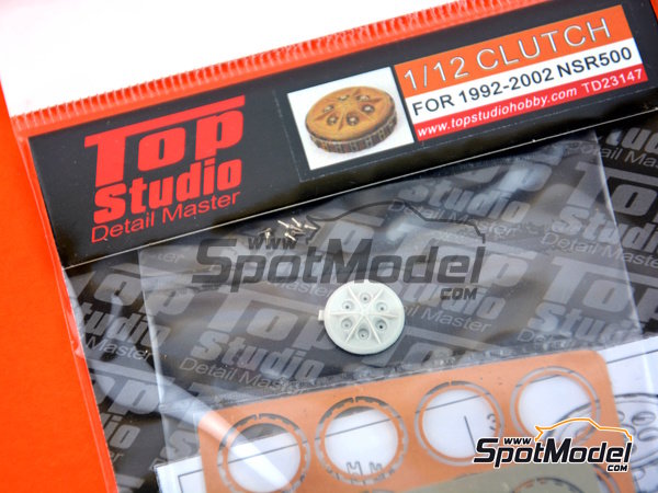Image 1: Honda NSR500 -  1992, 1993, 1994, 1995, 1996, 1997, 1998, 1999, 2000, 2001 and 2002 | Clutch in 1/12 scale manufactured by Top Studio (ref.&nbsp;TD23147)