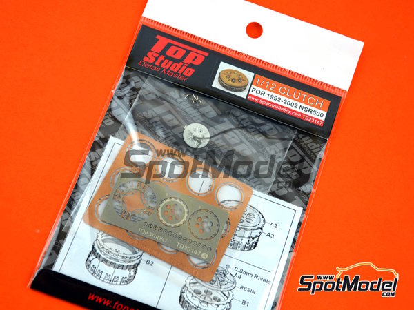 Image 3: Honda NSR500 -  1992, 1993, 1994, 1995, 1996, 1997, 1998, 1999, 2000, 2001 and 2002 | Clutch in 1/12 scale manufactured by Top Studio (ref.&nbsp;TD23147)