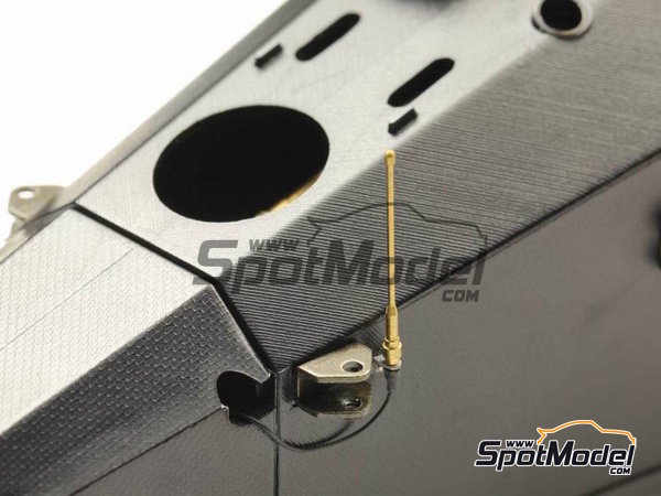 Image 2: McLaren Honda MP4/6 | Antenna in 1/12 scale manufactured by Top Studio (ref.&nbsp;TD23156)