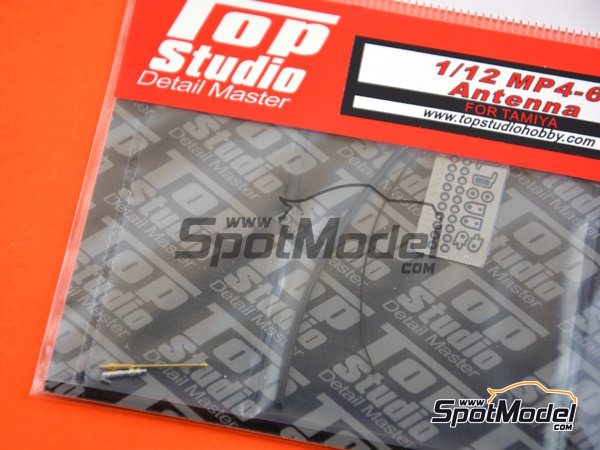 Image 4: McLaren Honda MP4/6 | Antenna in 1/12 scale manufactured by Top Studio (ref.&nbsp;TD23156)