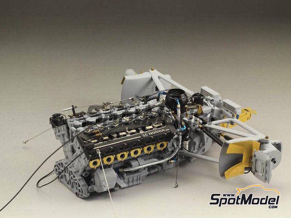 Image 1: McLaren Honda MP4/6 | Set de mejora y detallado en escala&nbsp;1/12 fabricado por Top Studio (ref.&nbsp;TD23160)