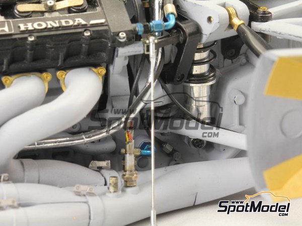 Image 3: McLaren Honda MP4/6 | Set de mejora y detallado en escala&nbsp;1/12 fabricado por Top Studio (ref.&nbsp;TD23160)