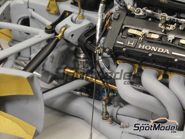 Image 5: McLaren Honda MP4/6 | Set de mejora y detallado en escala&nbsp;1/12 fabricado por Top Studio (ref.&nbsp;TD23160)