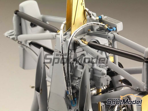 Image 8: McLaren Honda MP4/6 | Set de mejora y detallado en escala&nbsp;1/12 fabricado por Top Studio (ref.&nbsp;TD23160)