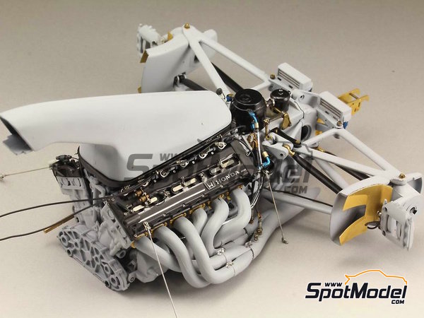 Image 11: McLaren Honda MP4/6 | Set de mejora y detallado en escala&nbsp;1/12 fabricado por Top Studio (ref.&nbsp;TD23160)