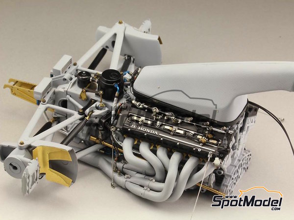 Image 12: McLaren Honda MP4/6 | Set de mejora y detallado en escala&nbsp;1/12 fabricado por Top Studio (ref.&nbsp;TD23160)