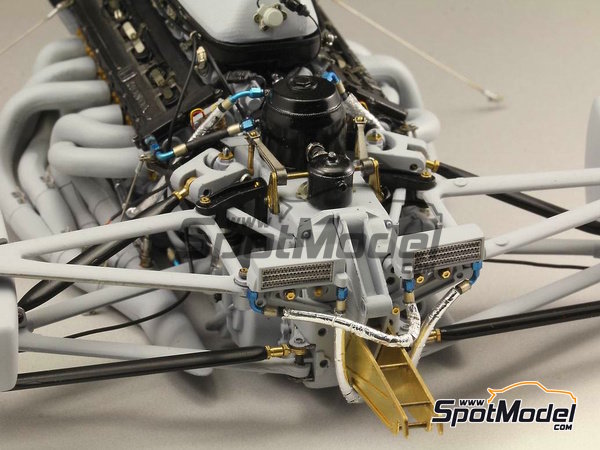 Image 14: McLaren Honda MP4/6 | Set de mejora y detallado en escala&nbsp;1/12 fabricado por Top Studio (ref.&nbsp;TD23160)