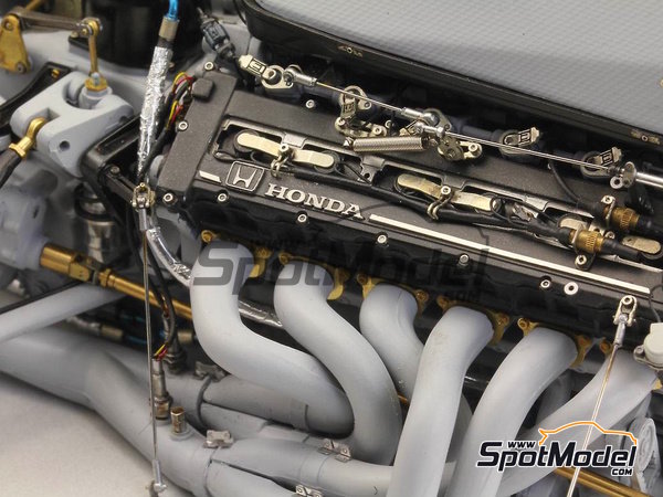 Image 16: McLaren Honda MP4/6 | Set de mejora y detallado en escala&nbsp;1/12 fabricado por Top Studio (ref.&nbsp;TD23160)