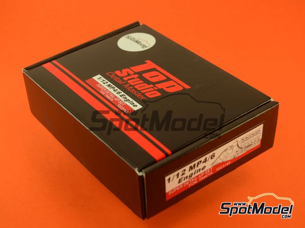 Image 17: McLaren Honda MP4/6 | Set de mejora y detallado en escala&nbsp;1/12 fabricado por Top Studio (ref.&nbsp;TD23160)