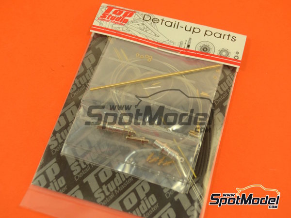 Image 22: McLaren Honda MP4/6 | Set de mejora y detallado en escala&nbsp;1/12 fabricado por Top Studio (ref.&nbsp;TD23160)