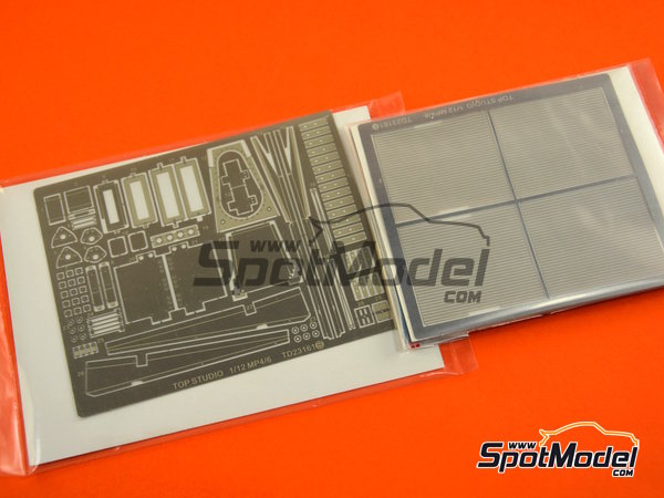 Image 18: McLaren Honda MP4/6 | Set de mejora y detallado en escala&nbsp;1/12 fabricado por Top Studio (ref.&nbsp;TD23161)