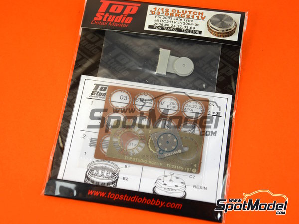Image 3: Honda RC211V -  2003, 2004, 2005 and 2006 | Clutch in 1/12 scale manufactured by Top Studio (ref. TD23166)