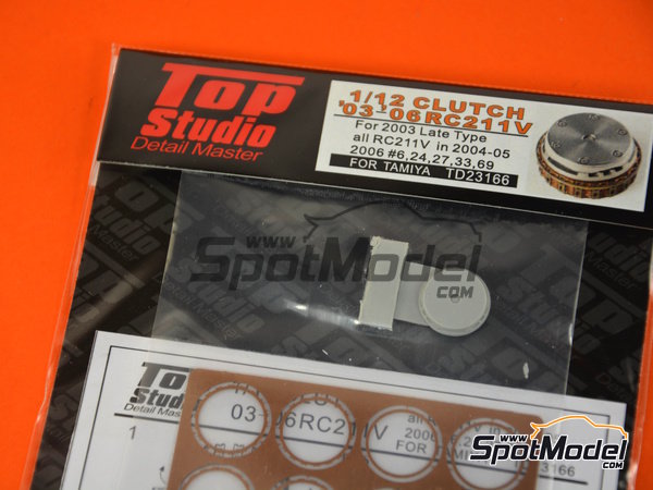 Image 4: Honda RC211V -  2003, 2004, 2005 and 2006 | Clutch in 1/12 scale manufactured by Top Studio (ref. TD23166)