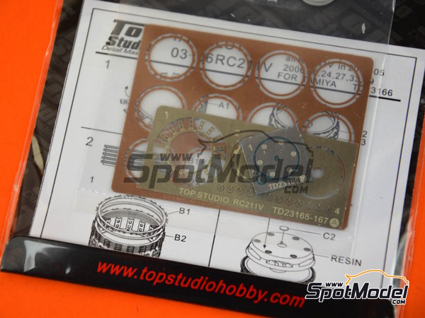 Image 5: Honda RC211V -  2003, 2004, 2005 and 2006 | Clutch in 1/12 scale manufactured by Top Studio (ref. TD23166)