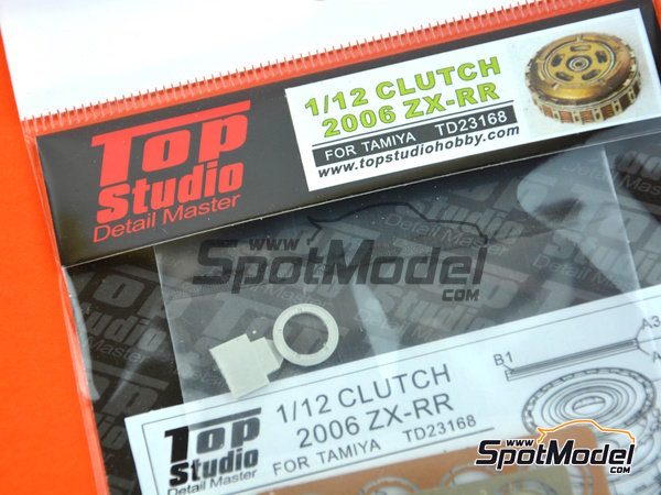 Image 1: Kawasaki Ninja ZX-RR -  2006 | Embrague en escala&nbsp;1/12 fabricado por Top Studio (ref.&nbsp;TD23168)