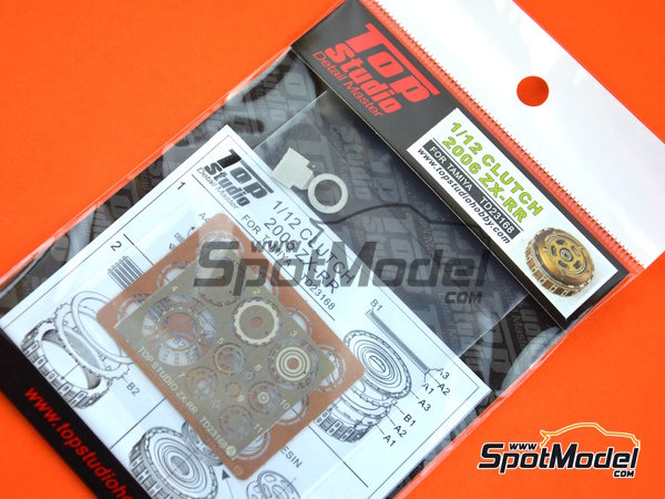Image 3: Kawasaki Ninja ZX-RR -  2006 | Embrague en escala&nbsp;1/12 fabricado por Top Studio (ref.&nbsp;TD23168)