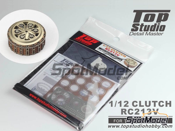 Image 2: Honda RC213V | Clutch in 1/12 scale manufactured by Top Studio (ref. TD23169)