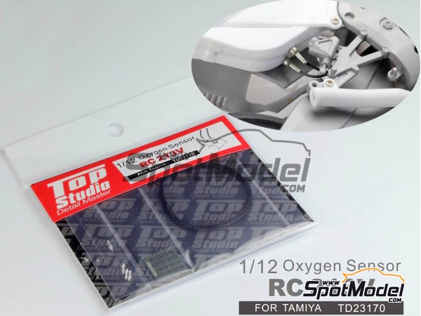 Image 4: Honda RC213V | Oxygen sensor in 1/12 scale manufactured by Top Studio (ref. TD23170)