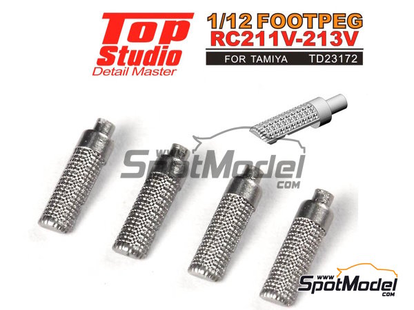 Image 1: Honda RC211V RC213V | Estribera en escala&nbsp;1/12 fabricado por Top Studio (ref.&nbsp;TD23172)