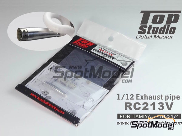 Image 3: Honda RC213V | Exhaust in 1/12 scale manufactured by Top Studio (ref.&nbsp;TD23174)